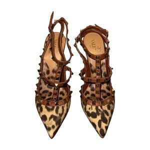 NWOT- Valentino Garavani Leopard heels 36.5